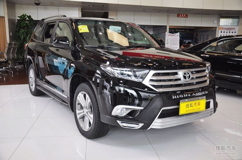 【丰田汉兰达 2013款2.7l 两驱7座紫金版外观黑色图片