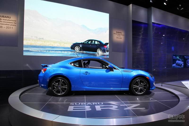 斯巴鲁 斯巴鲁汽车 brz 斯巴鲁brz北美车展实拍高清图片
