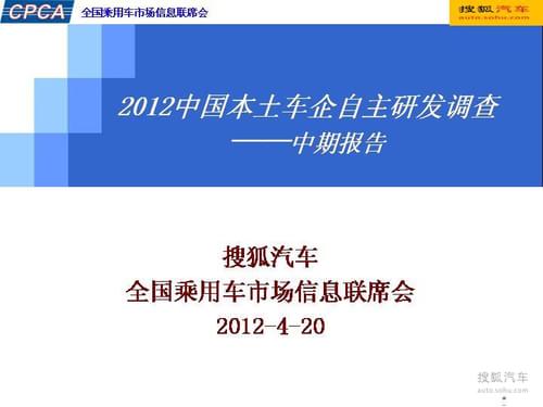 2012年乘联会自主调研报告-中期报告