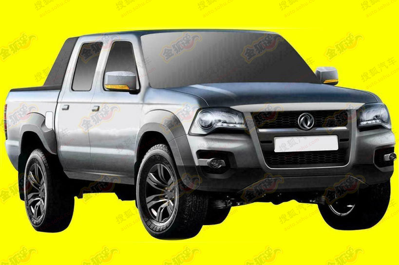 东风皮卡车申报图曝光基于日产皮卡改进