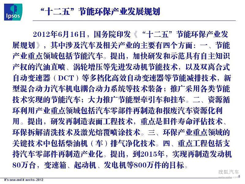关于十二五汽车工业节能减排相关政策的分析 关于十二五汽高清图片