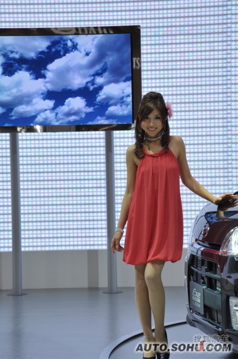 东京车展美女车模图片