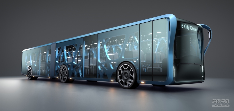 科幻可能变现实 概念公交车将搭配巨大电子屏(7/11)