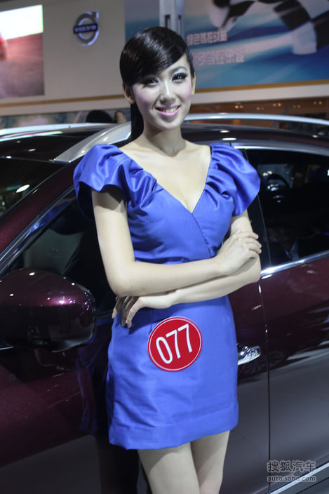 2012大连车展车模图片