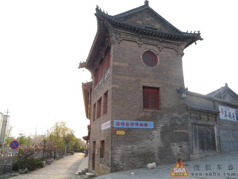 山东淄博古商城逛街 - 京A军团摩旅