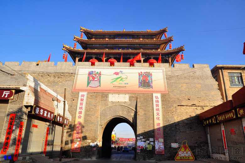 春节河北蔚县打树花自驾游