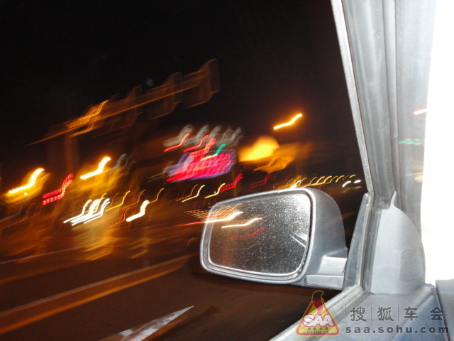 开车随拍-慈溪路边夜景(一)