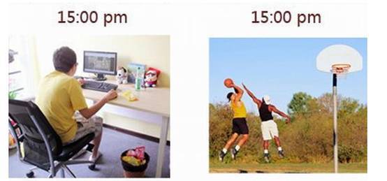 暑假期间男屌丝与高富帅的区别