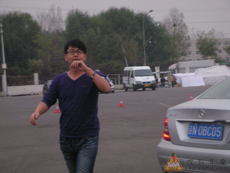 参加奔驰C级轿车安全驾驶培训挑战赛~ - 北京