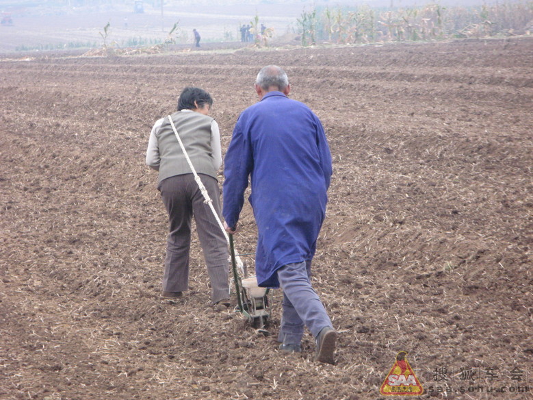 粒粒皆辛苦--辛勤耕作的河南老乡