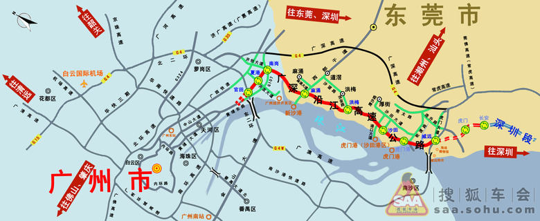 广深沿江高速胜利开通 广东又一南北大通道