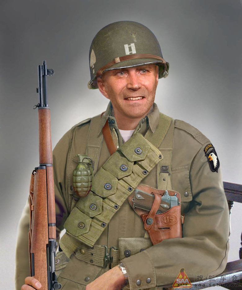 二战盟军劲旅:美国陆军101伞兵师军官军装