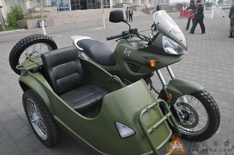 中国预备役部队嘉陵JH600BJ型三轮摩托车特