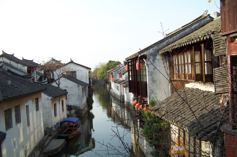 烟花三月下扬州 油菜花 水乡周庄高清图片