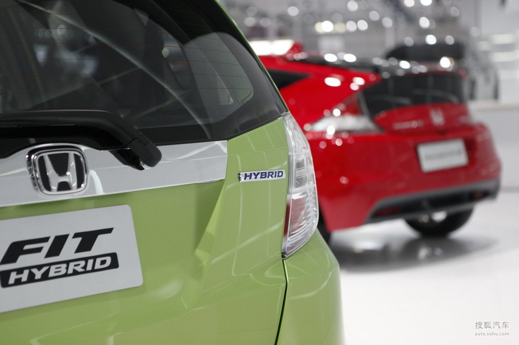 本田飞度hybrid北京车展实拍
