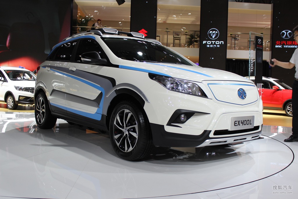 北汽新能源ex400l上海车展实拍