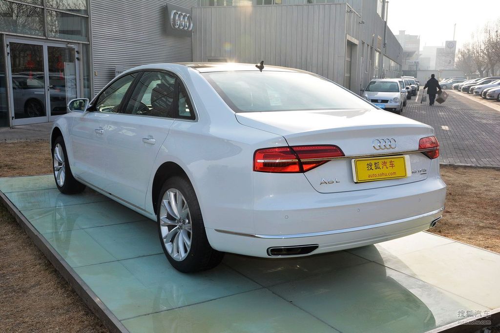 【 奥迪a8l高清图片】_冰川白_外观_搜狐汽车网
