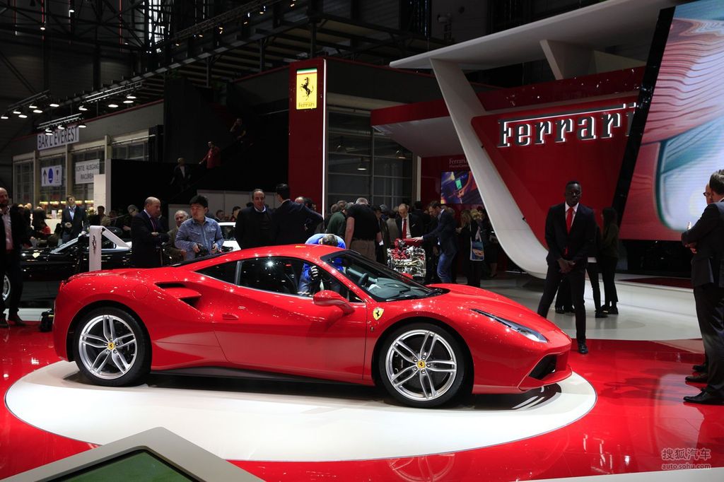 法拉利488gtb日内瓦车展实拍