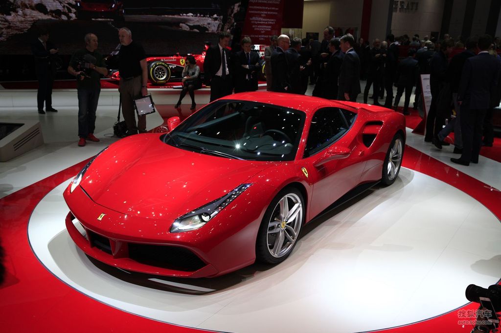 法拉利488gtb日内瓦车展实拍