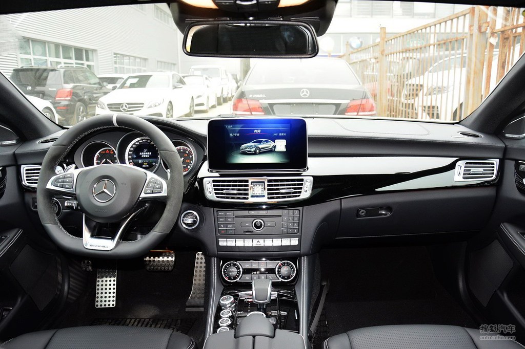 【 奔驰cls级 amg高清图片】_黑色真皮内饰_内饰_搜狐汽车网