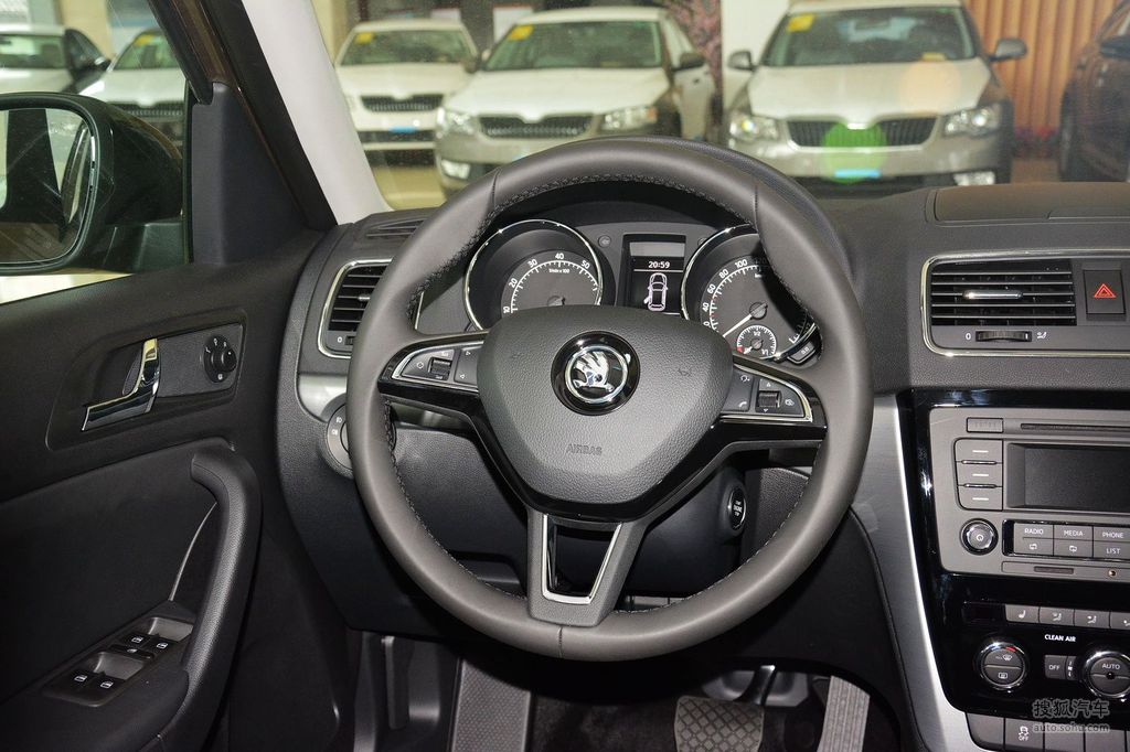 【 斯柯达yeti高清图片】_黑色_内饰_搜狐汽车网