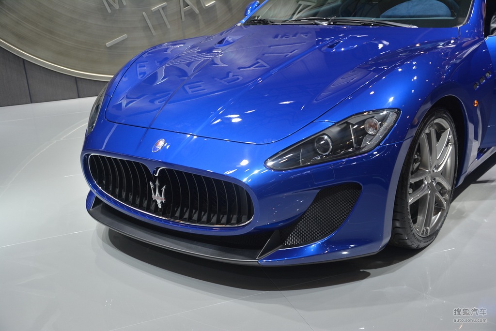 玛莎拉蒂gt成都车展实拍