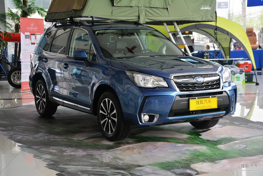 【 斯巴鲁森林人高清图片】_珠光海洋蓝_外观_搜狐汽车网