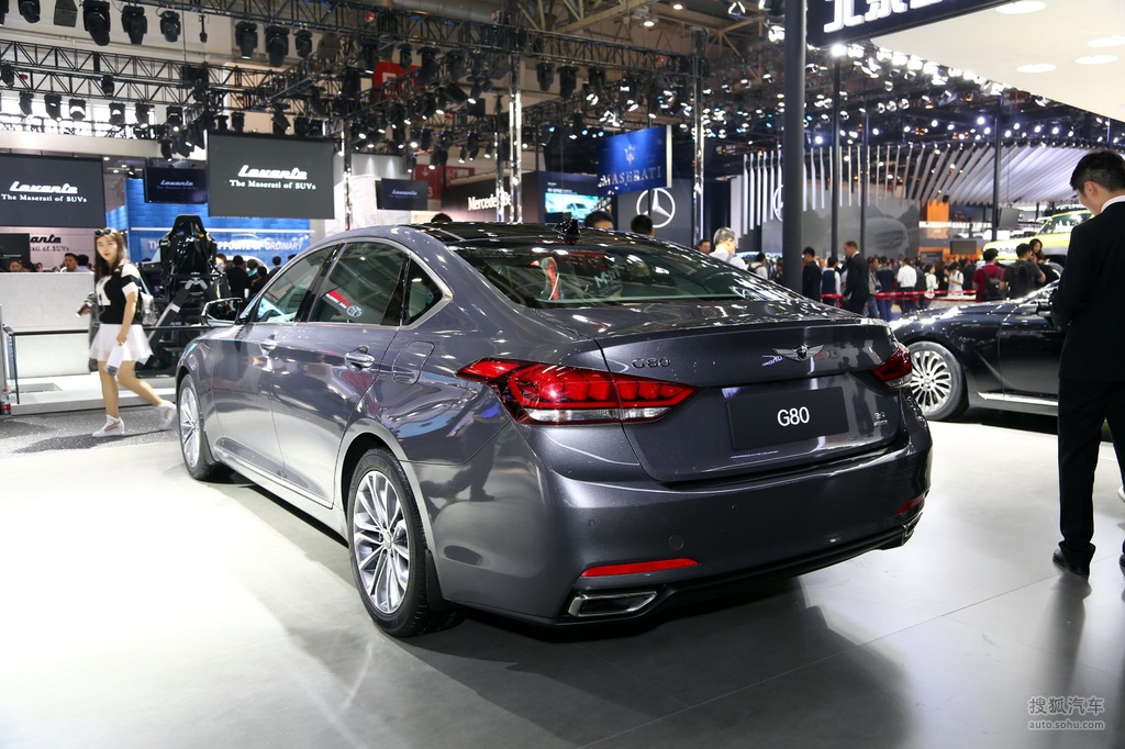 现代捷恩斯g80北京车展实拍