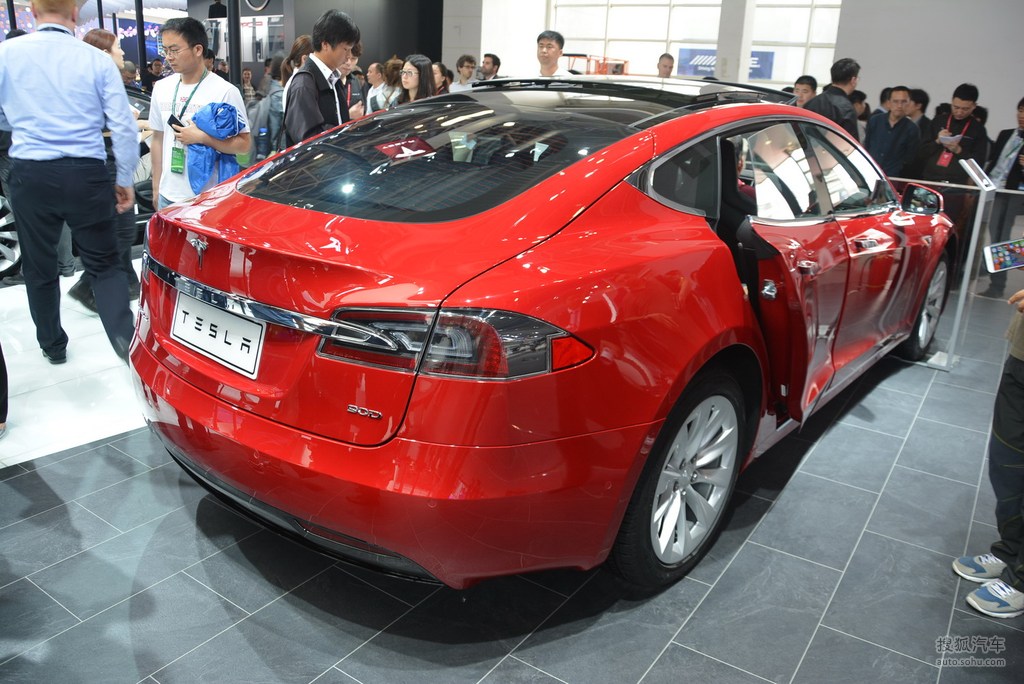 搜狐汽车>图库>特斯拉>tesla>models组图>特斯拉models北京车展实拍>