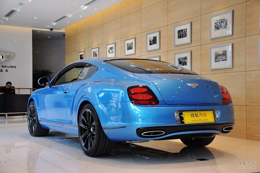 【 宾利欧陆高清图片】_2011款 欧陆 supersports_银湖蓝_外观_搜狐
