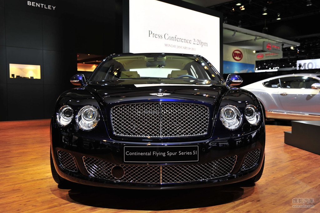 2012款宾利欧陆飞驰series51北美车展实拍