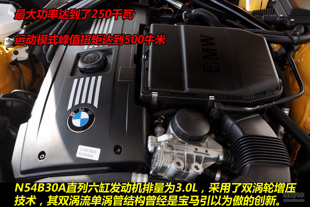 2011款宝马z4sdrive35is烈焰极致版图解