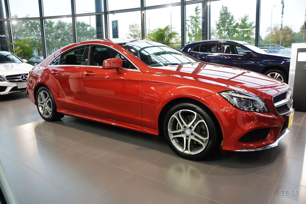 【 奔驰cls级高清图片】_2016款 逸彩版 cls 260_锆英石红色_外观