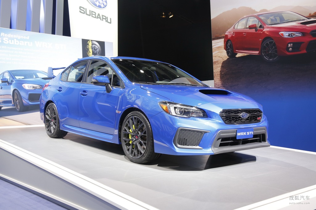 斯巴鲁wrx sti北美车展实拍