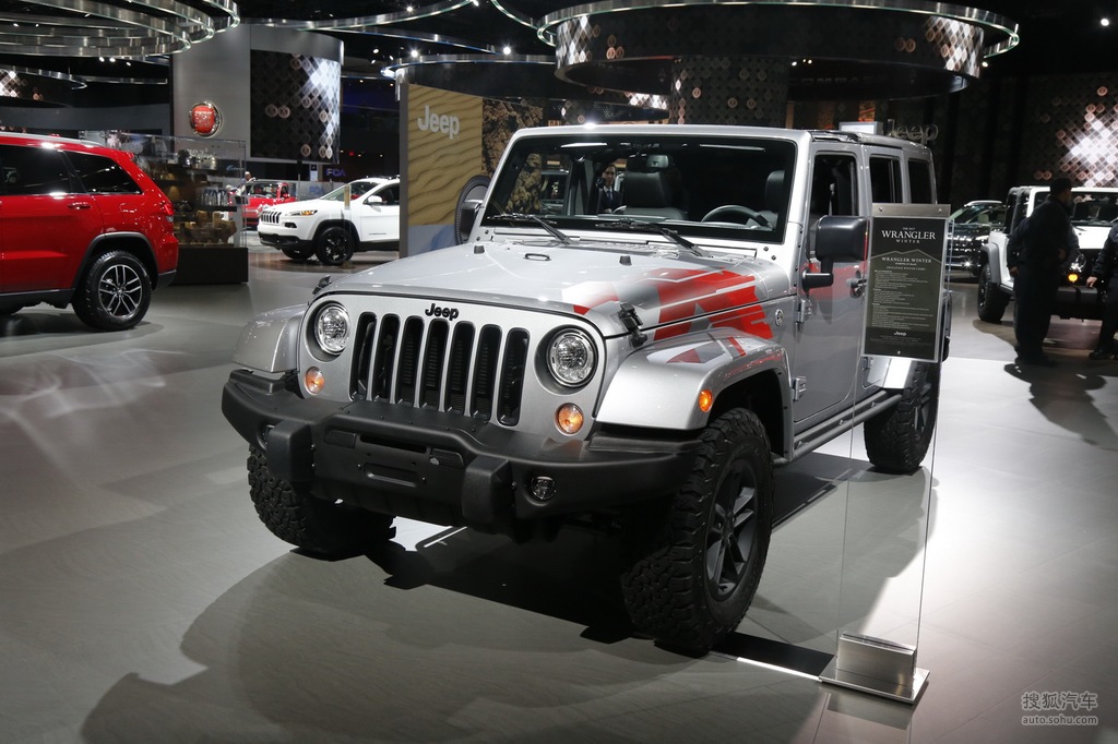 jeep牧马人四门版北美车展实拍