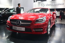   全新奔驰SLK200 广州车展实拍