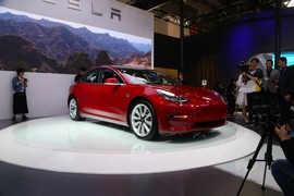   特斯拉Model 3北京车展实拍