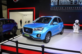 汉腾纯电动轿车 北京车展实拍