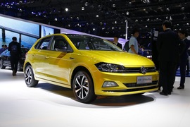   大众Polo Plus 车展实拍