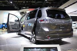   2010款丰田新Sienna北美车展实拍