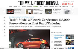  MODEL 3发布 售价3.5万美元起