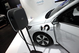  现代IONIQ电动 北京车展实拍