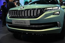   斯柯达VisionS 北京车展实拍
