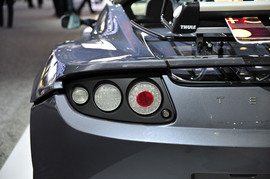   Tesla Roadster 北美车展实拍