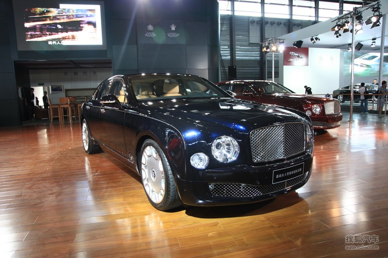 宾利慕尚女王纪念版浦东车展实拍