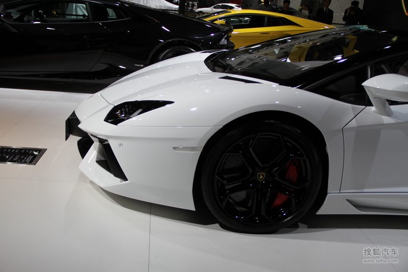 兰博基尼aventador敞篷版广州车展实拍