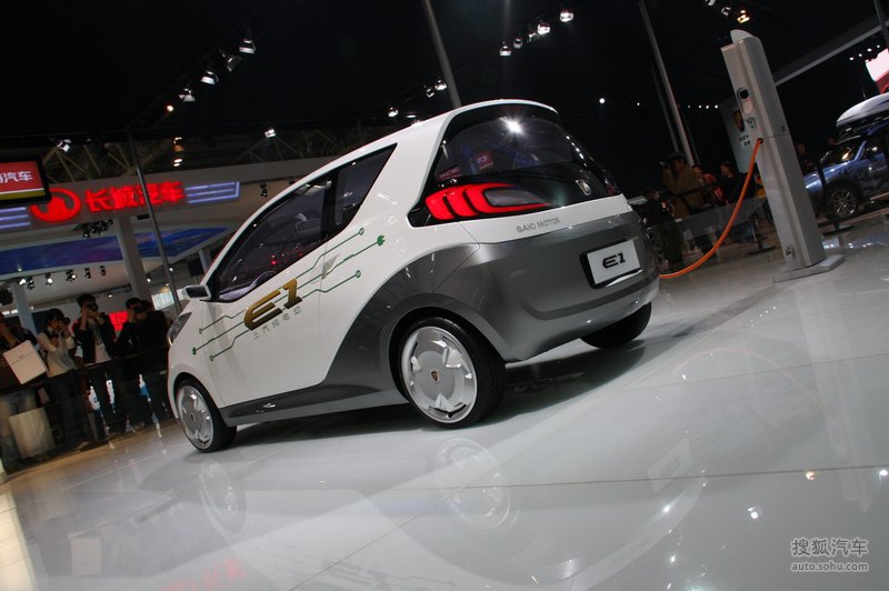 荣威e1电动车车展实拍