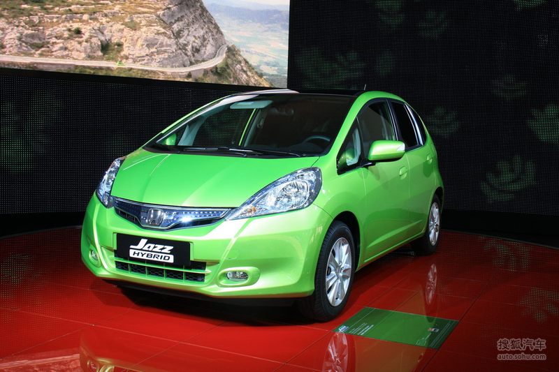 本田飞度hybrid车展实拍
