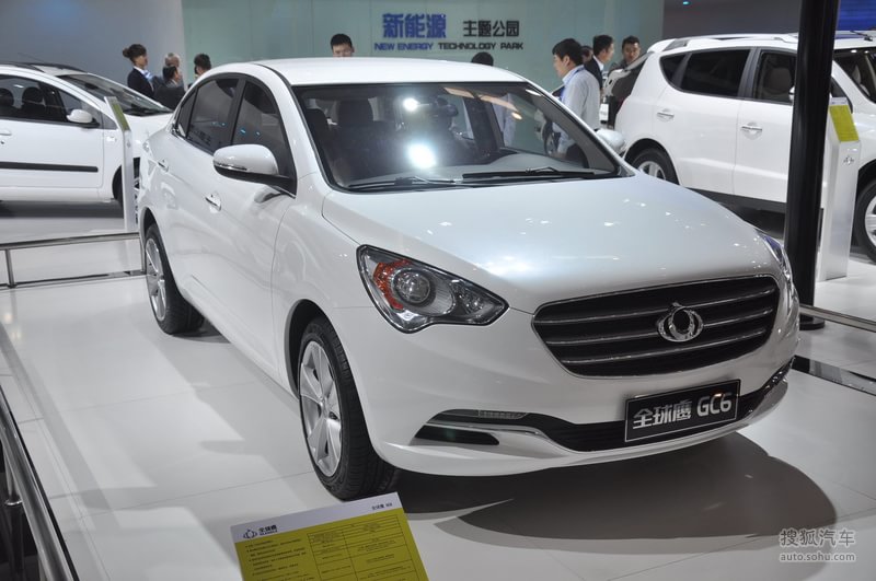 吉利全球鹰吉利汽车gc6全球鹰gc6北京车展实拍