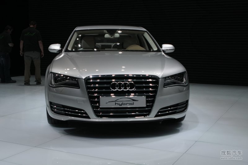 奥迪a8 hybrid车展实拍